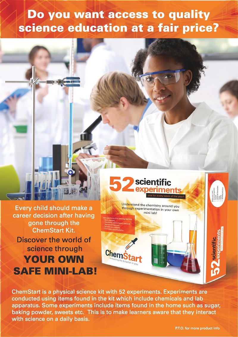 ChemStart kit, Bathabile Mpofu, STEM learning, education in South Africa