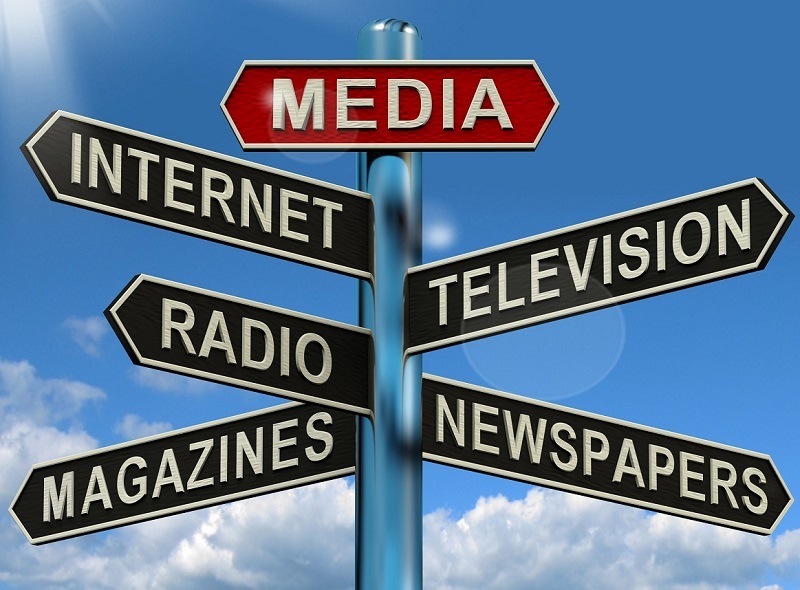 media, television, newspapers, magazines, radio, internet, online, journalism,
