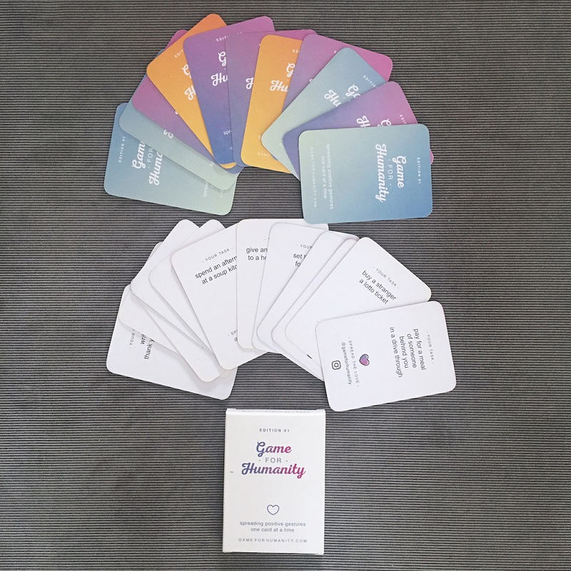 Game For Humanity, Mark Buhrer, card game, community, positive contribution, social entrepreneurship 