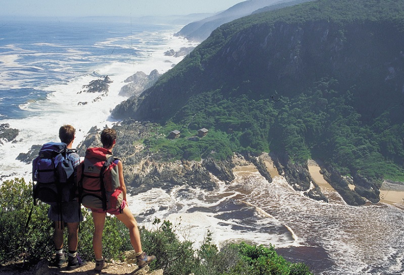 backpacking tourist south africa