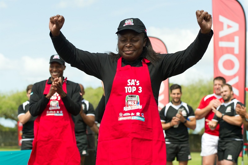 Queen Mathebula is South Africa's 2017 boerewors champion. 